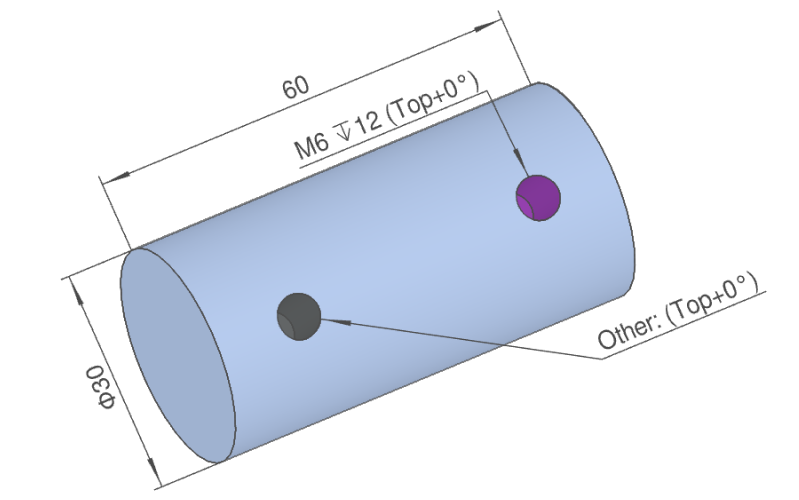 Cylinder Side Hole Recognition Conditions