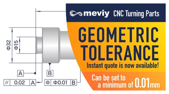 CNC Turning Parts - Geometric Tolerance instant quote is now available
