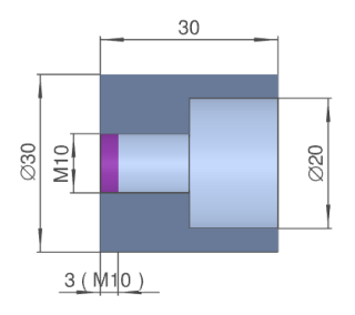 Specified effective depth on left side