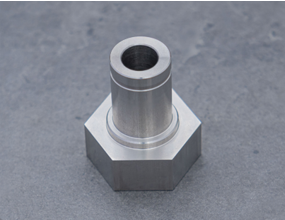 A sample part with hexagon bar profile shape