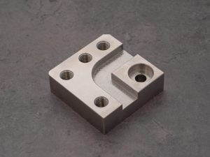 A Base Plate made from 303 Stainless Steel (Annealed)