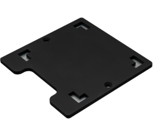 A matte black anodized part via blasting: a workholding table